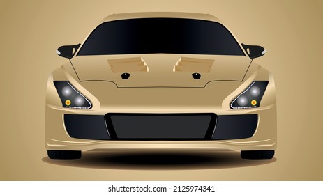 hyper sports car motor vector
