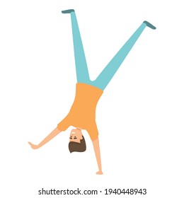 Hyperactive behavior icon. Cartoon of hyperactive behavior vector icon for web design isolated on white background