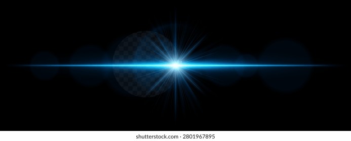 Hyperdrive flash. Explosive radiance, stellar beam, lens reflections, deep space travel, science fiction scene, cosmic energy, spacecraft jump, cinematic graphics, transparency, visual effects.