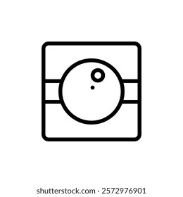 Hyperfocal pro icon flat editable icon mark