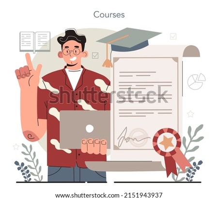 Hyperfocus idea, how to become more efficient. Intense form of mental concentration or visualization that focuses consciousness on a task. Professional course. Flat vector illustration