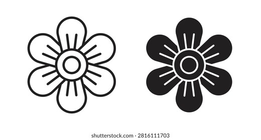 Hypericum icon editable design set