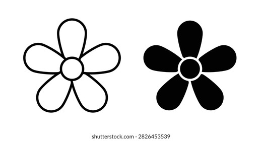 Hypericum icon minimal illustrations collection. EPS10