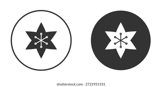 Ícone Hypericum silhueta forma gráfico simples clipart símbolos