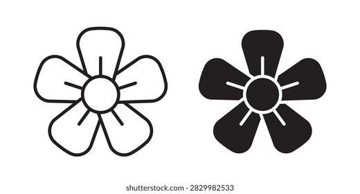 Hypericum icon symbol and pictogram..