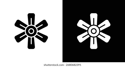 Símbolo del icono de Hypericum. diseño simple editable.