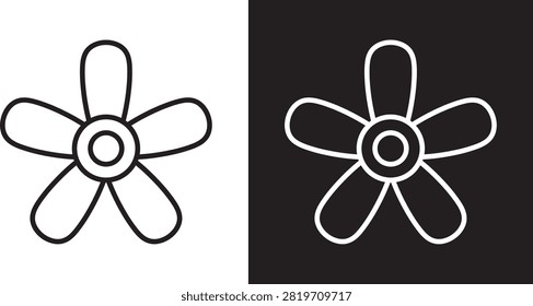 Hypericum icon vector mark for web..