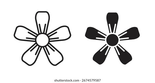 Hypericum icon vector, sign and symbol for design, website or apps elements.