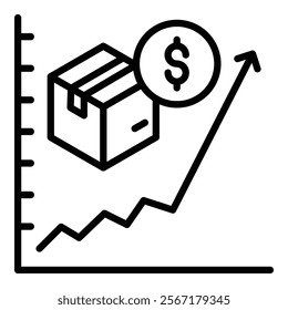 Hyperinflation Icon Element For Design