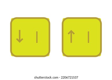 Hyperiodemia And Hypoiodemia – Iodine I Excess And Deficit Electrolyte Disorder, Yellow Arrow Icon Vector Illustration