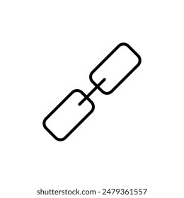 Hyperlink Chain Icon Perfect for Internet and Connectivity