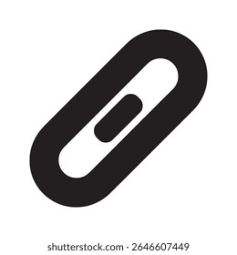 Icono de hipervínculo con un Enlace de cadena que representa una conexión, un archivo adjunto o una dirección URL para navegar a un Vector de glifo sólido de página de Web diferente
