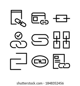 Hyperlink icon or logo isolated sign symbol vector illustration - Collection of high quality black style vector icons
