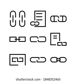 Hyperlink icon or logo isolated sign symbol vector illustration - Collection of high quality black style vector icons
