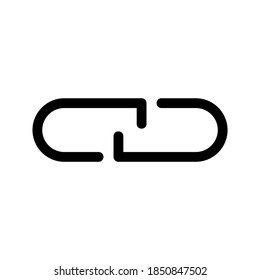 Hyperlink icon or logo isolated sign symbol vector illustration - high quality black style vector icons
