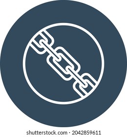 Hyperlink Isolated Vector icon which can easily modify or edit

