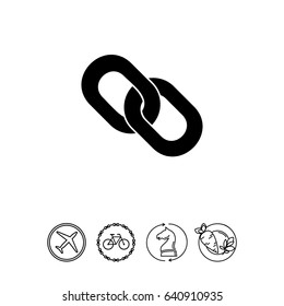 Hyperlink simple icon