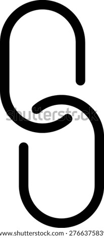 hyperlink  Vector illustration on a transparent background. Premium quality symmbols. Thin line vector icons for concept and graphic design.