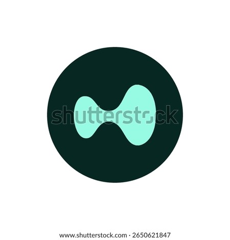 Hyperliquid (HYPE) coin icon isolated on white background.