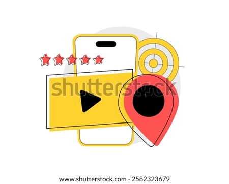 Hyperlocal video marketing boosting engagement through location-based ads, personalized content and targeted promotions. Hyper local video strategies enhancing brand visibility, audience connection