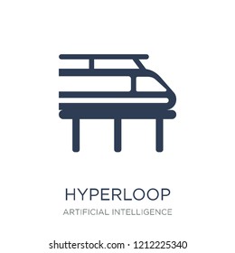 Hyperloop icon. Trendy flat vector Hyperloop icon on white background from Artificial Intelligence, Future Technology collection, vector illustration can be use for web and mobile, eps10