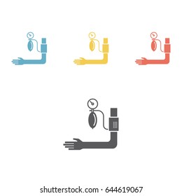 Hypertension icon. Vector sign for web graphics.