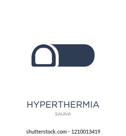 Hyperthermia icon. Trendy flat vector Hyperthermia icon on white background from sauna collection, vector illustration can be use for web and mobile, eps10