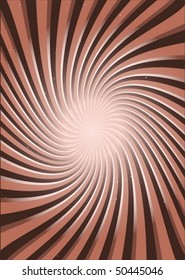 Hypno orange swirl