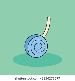 Hypnosis Free Vektorgrafik Symbol Illustration.Therapy Icons Konzept einzeln. flacher Cartoon-Stil