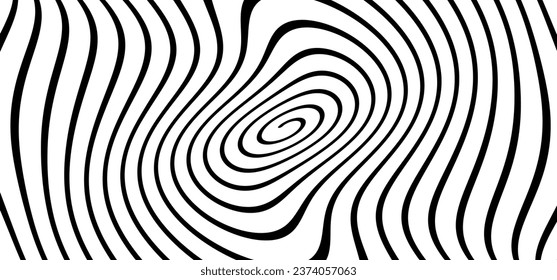 Hypnosis, hypnotic spiral line pattern. Circles patroon. Volute, spiral. Circle tunnel element. Psychedelic optical illusion. Concentric lines concept. Radial, spiral rays, wave. Circular, rotating.