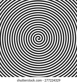 Hypnosis Spiral Background. Vector.