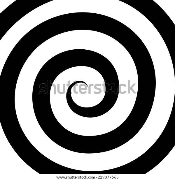 Hypnosis Spiral Pattern Optical Illusion Vector Stock Vector (Royalty ...