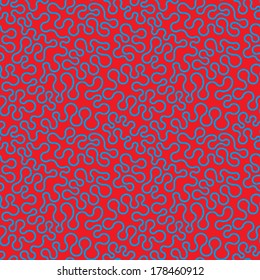 Hypnotic abstract seamless background(vector, CMYK)