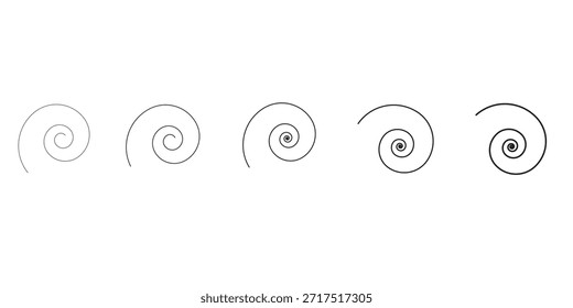 Hypnotic Black and White Spiral Vortex - Optical Illusion Vector