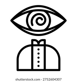 Hypnotic Eye Spiral Vision Power
