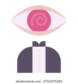 Hypnotic Eye Spiral Vision Power