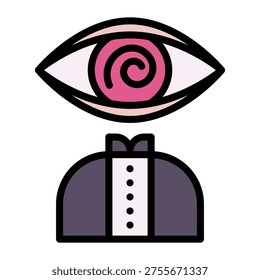 Hypnotic Eye Spiral Vision Power