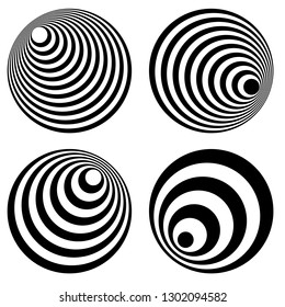 Hypnotic Fascinating Abstract Image.Vector Illustration. EPS10