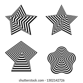 Hypnotic Fascinating Abstract Image.Vector Illustration. EPS10