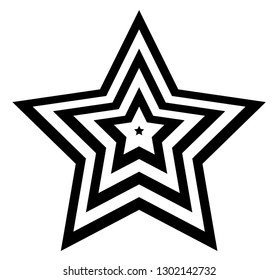 Hypnotic Fascinating Abstract Image.Vector Illustration. EPS10