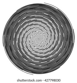 Hypnotic Fascinating Abstract Image.Vector Illustration. EPS10