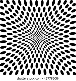 Hypnotic Fascinating Abstract Image.Vector Illustration. EPS10