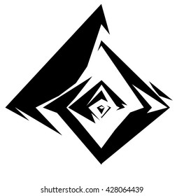Hypnotic Fascinating Abstract Image.Vector Illustration. EPS10