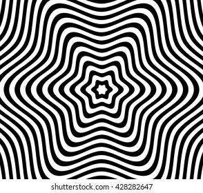 Hypnotic Fascinating Abstract Image.Vector Illustration. EPS10