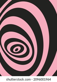 Hypnotic Geometric wavy background. Vector illustration, abstract background. Design template for print, postcard, banner, advertising 