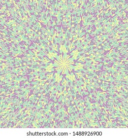 Hypnotic geometrical colorful round tile pattern mosaic background - circular vector graphic design