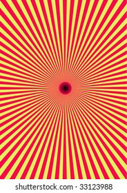 Hypnotic illusion - solar eclipse
