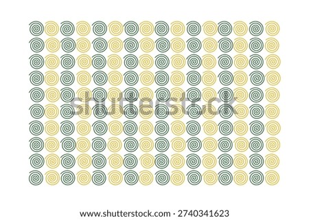 Hypnotic motion background, abstract geometric ornament, repetitive circular elements style