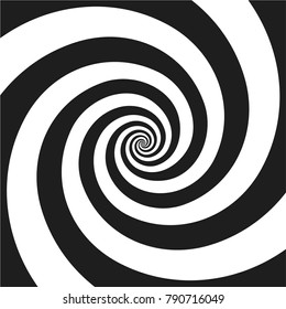 Hypnotic psychedelic spiral background. Vector illustration.