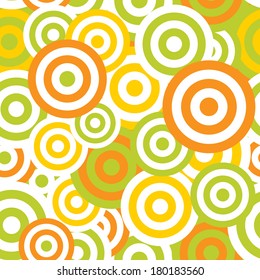 Hypnotic Seamless Pattern Background. Vector Illustration
